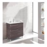 Gabinete Vitale Bodega Gray con Lavabo Orbis 81cm x 46cm Esbaño 90275