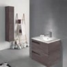 Gabinete Volado Vitale Bodega Gray con Lavabo Orbis 61cm x 46cm Esbaño 90104