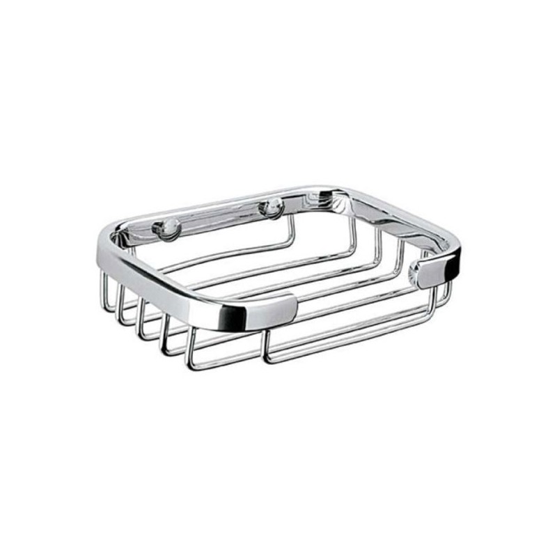 Jabonera de Rejilla Rectangular Cromo REJ-01 Helvex
