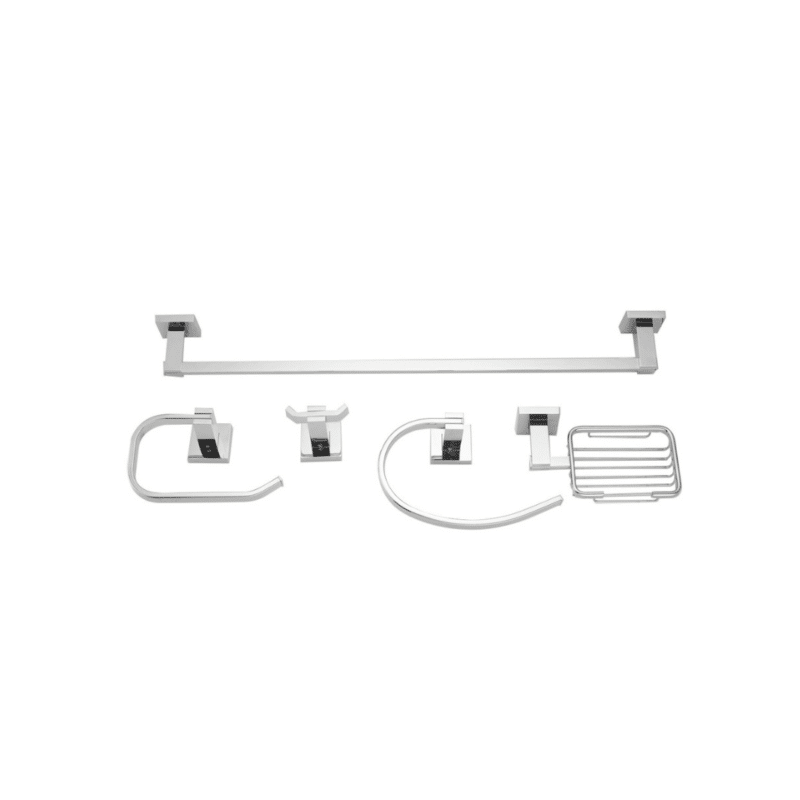 Juego de Accesorios Cromado 5 Piezas JAZ9300C