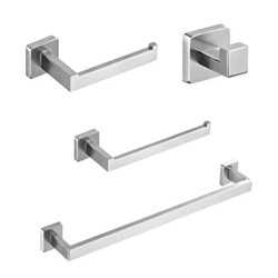 Juego de Accesorios Cromo 4 Piezas ROW Tecnobath TB40.030