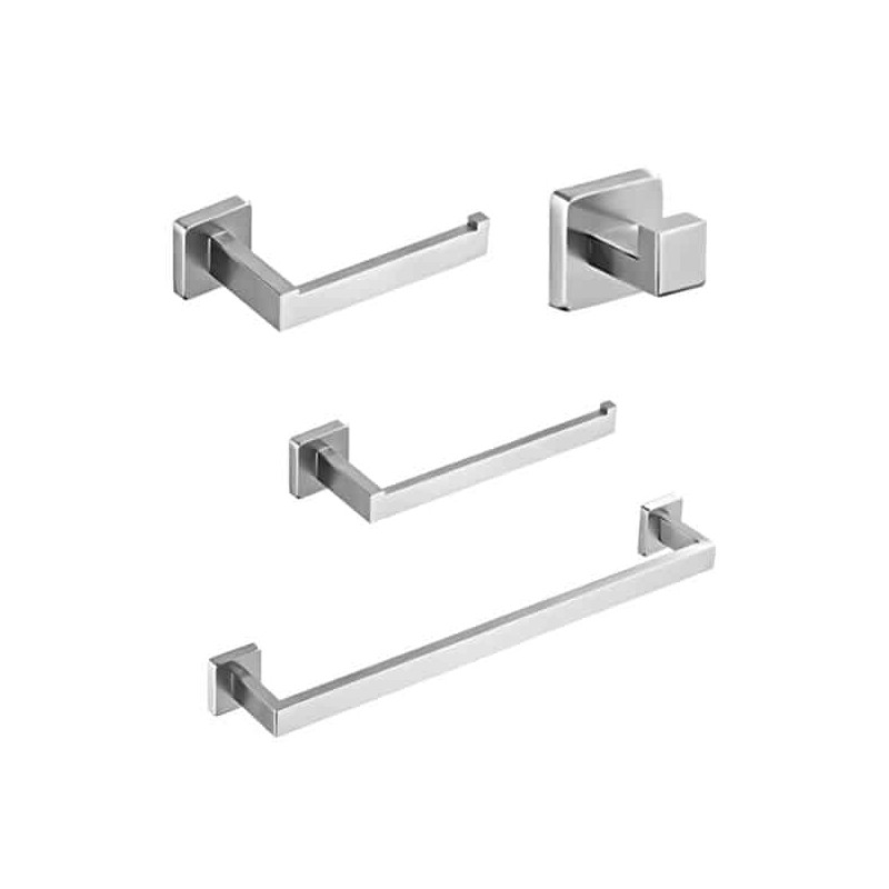 Juego de Accesorios Cromo 4 Piezas ROW Tecnobath TB40.030