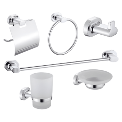 Juego de Accesorios Cromo 6 Piezas Ekon 60118