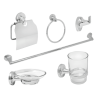 Juego de Accesorios Genoa Cromo 6 Piezas Ekon 60110