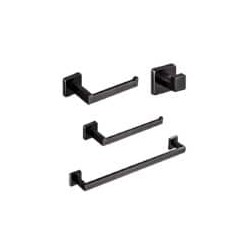 Juego de Accesorios Gris Oxford 4 Piezas ROW Tecnobath TB42.030GM