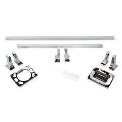 Juego de Accesorios Metálicos de 5 Piezas Cromo Metalflu 07650