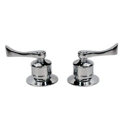 Juego de Manerales Indra con Chapetón Cromo Metalflu 14414