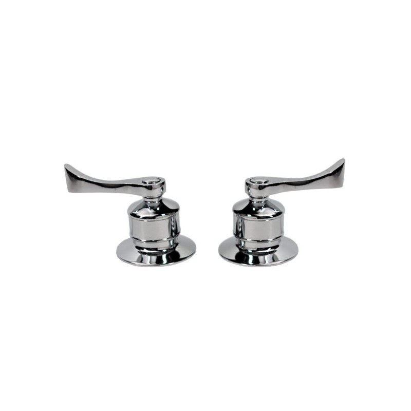 Juego de Manerales Indra con Chapetón Cromo Metalflu 14414