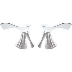 Juego de Manerales Larisa con Chapetón Cromo Metalflu 14434