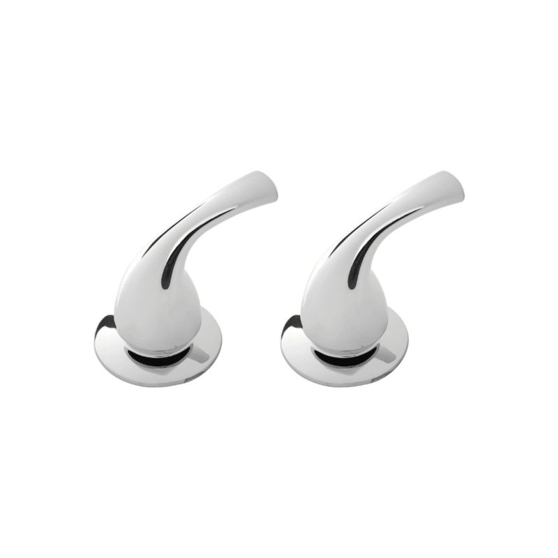 Juego de Manerales Palanca con Chapetón Cromo Dica MPL