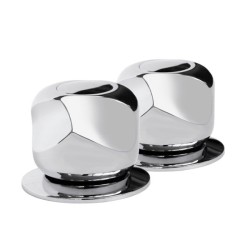 Juego de Manerales Ronda con Chapetón Cromo Metalflu 14469