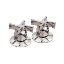 Juego de Manerales Turia con Chapetón Cromo Metalflu 14313