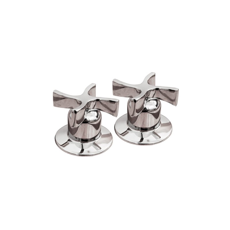 Juego de Manerales Turia con Chapetón Cromo Metalflu 14313