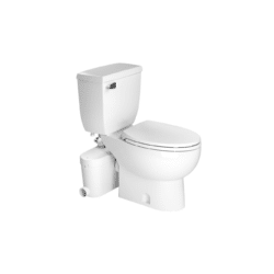 Kit Bomba para Baño Completo SaniAccess 3 + WC Alargado Incluye Asiento Cierre Lento Saniflo