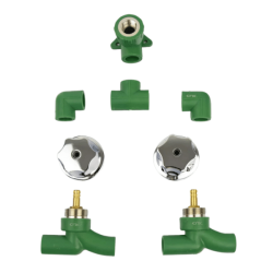 Kit para Regadera PP-R con Manerales Meer PRKVR20