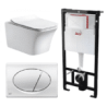 Kit Tanque Oculto A101, Taza Suspendida WC012 y Pulsador M71 Tecnobath-Alcaplast PWCS14-SADRO