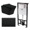 Kit Tanque Oculto A101, Taza Suspendida WC012N y Pulsador M278 Tecnobath-Alcaplast PWCS12-SADRO