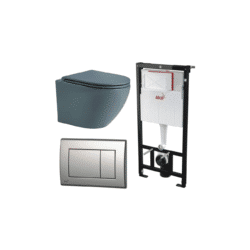 Kit Tanque Oculto A101, Taza Suspendida WC15GO y Pulsador M272 Tecnobath-Alcaplast PWCS21-SADRO