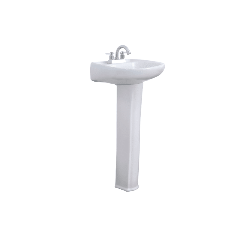 Lavabo con Pedestal Génova Blanco Ceramosa