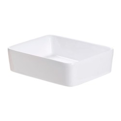 Lavabo Cuadrado de Sobreponer 49 x 38 x 13.5 cm Blanco Dinasty LDC01