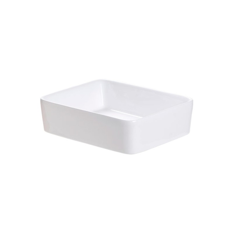 Lavabo Cuadrado de Sobreponer 49 x 38 x 13.5 cm Blanco Dinasty LDC01