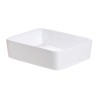 Lavabo Cuadrado de Sobreponer 49 x 38 x 13.5 cm Blanco Dinasty LDC01