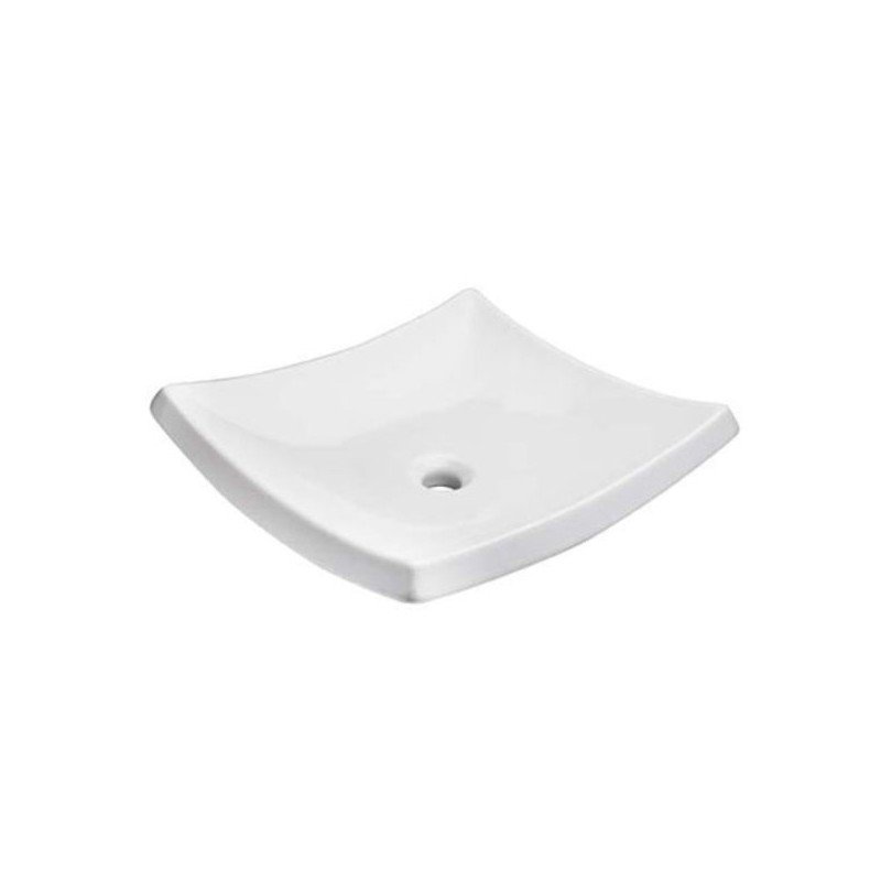 Lavabo de Sobreponer Trazzo Blanco Helvex LV TRAZZO