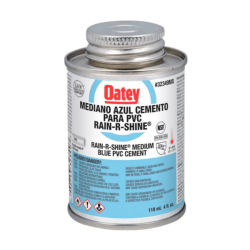 Cemento para PVC Azul Rain-R-Shine Oatey 118ml (4 Oz) 32349MX