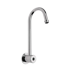 Llave de Lavabo Electrónica de Sensor de Baterías a Pared TV-203 Helvex