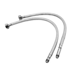 Manguera Flexible para Monomando 3/8? x 1/2? de 55cm Set 2 Piezas CNX MASS0613X55