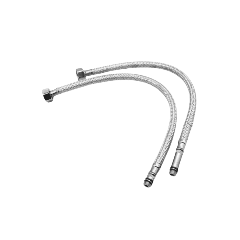 Manguera Flexible para Monomando 3/8? x 1/2? de 55cm Set 2 Piezas CNX MASS0613X55