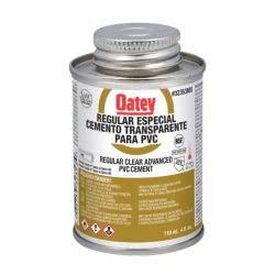 Cemento Transparente para PVC 118ml (4 Oz) Oatey 32353MX