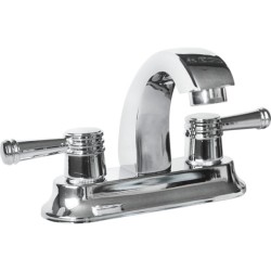 Mezcladora para Lavabo 4? Adana Cromo Metalflu 04641