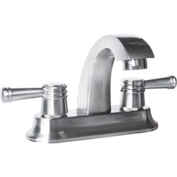 Mezcladora para Lavabo 4? Adana Satín Pulido Metalflu 04640