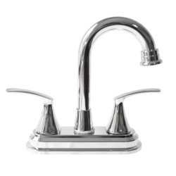 Mezcladora para Lavabo 4? Delio Cromo Metalflu 04436