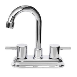 Mezcladora para Lavabo 4? Hibris Cromo Metalflu 04428