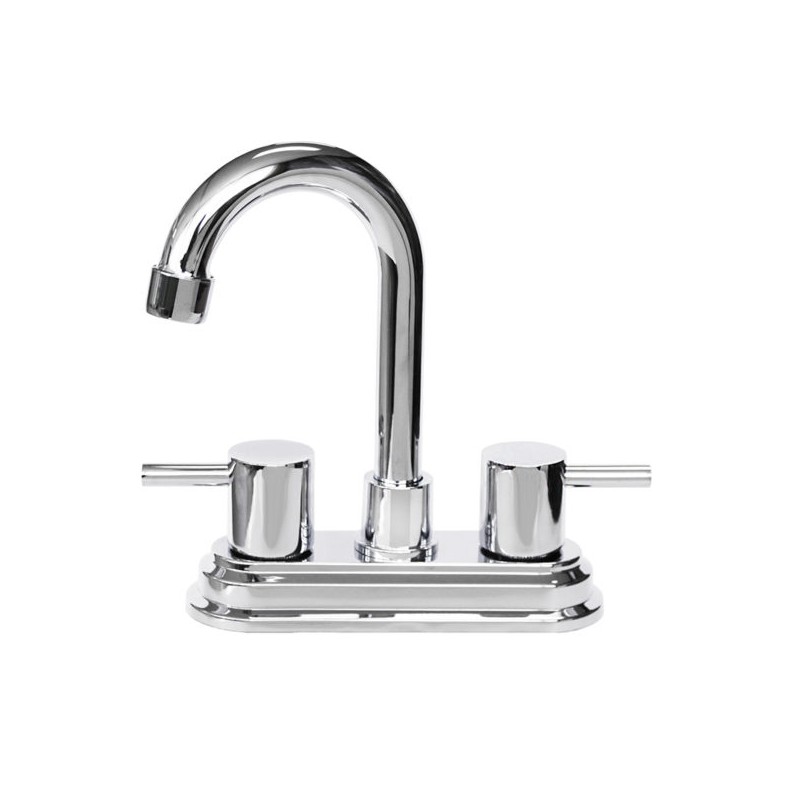 Mezcladora para Lavabo 4? Hibris Cromo Metalflu 04428