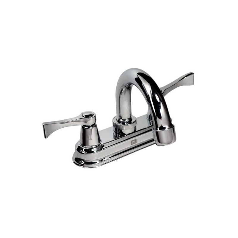 Mezcladora para Lavabo 4? Indra Cromo Metalflu 02614