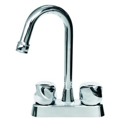 Mezcladora para Lavabo 4? Ronda Cromo Metalflu 04469