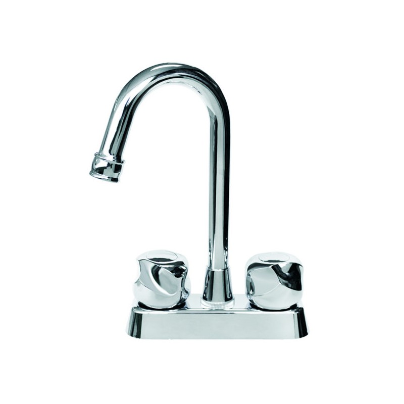 Mezcladora para Lavabo 4? Ronda Cromo Metalflu 04469