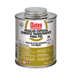 Cemento Transparente para PVC 473ml (16 Oz) Oatey 32355MX