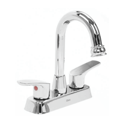 Mezcladora para Lavabo Alto Tipo Bar 4? Cromo Dica 4055