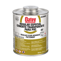 Cemento Transparente para PVC 946ml (32 Oz) Oatey 32356MX