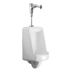 Mingitorio con Fluxómetro de Baterías 3 lpd Urrea KMG8513