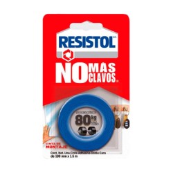 Cinta de Montaje Doble Cara, No Mas Clavos 80kg Resistol