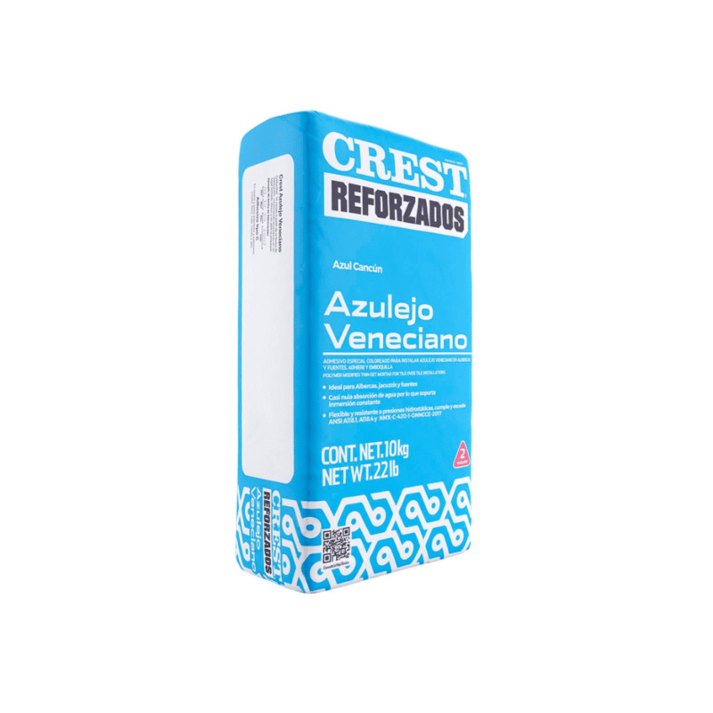 Crest Azulejo Veneciano Blanco 10 Kg
