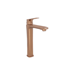 Monomando Alto para Lavabo Cassia Rose Gold Champagne Urrea 9435LU.7
