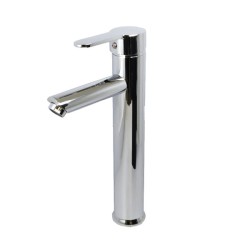 Monomando Alto para Lavabo Cromo Línea Turqueza Dinasty T111