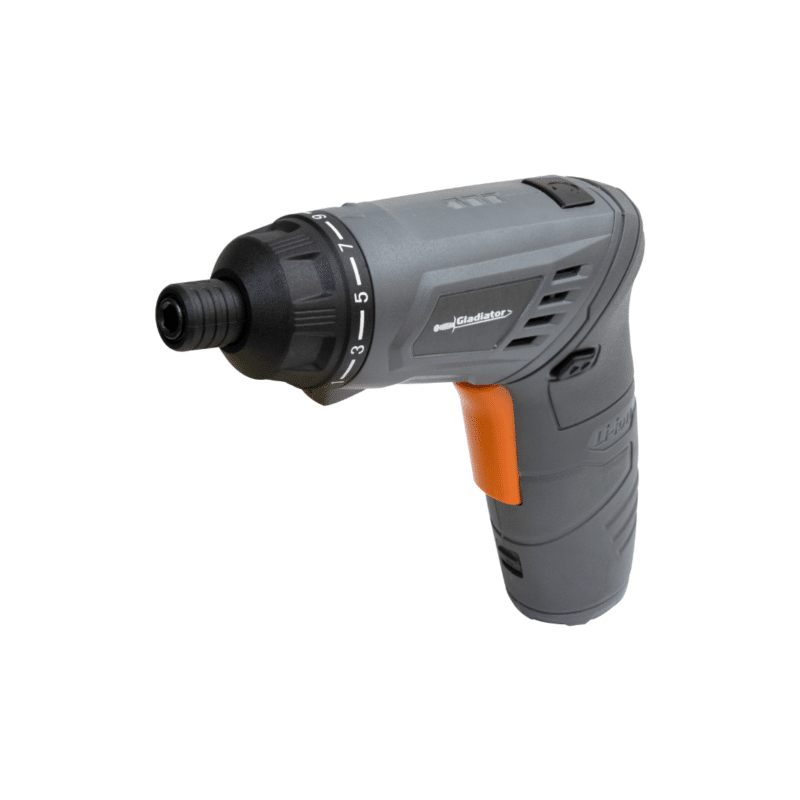 Atornillador Recargable y Linterna 3.6V Desplegable a 180° Gladiator AD 636/3