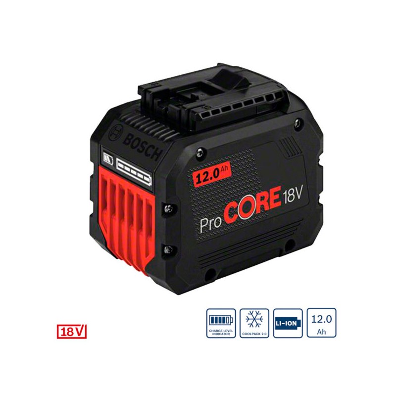 Batería de Iones de Litio Bosch ProCORE 18V 12,0 Ah